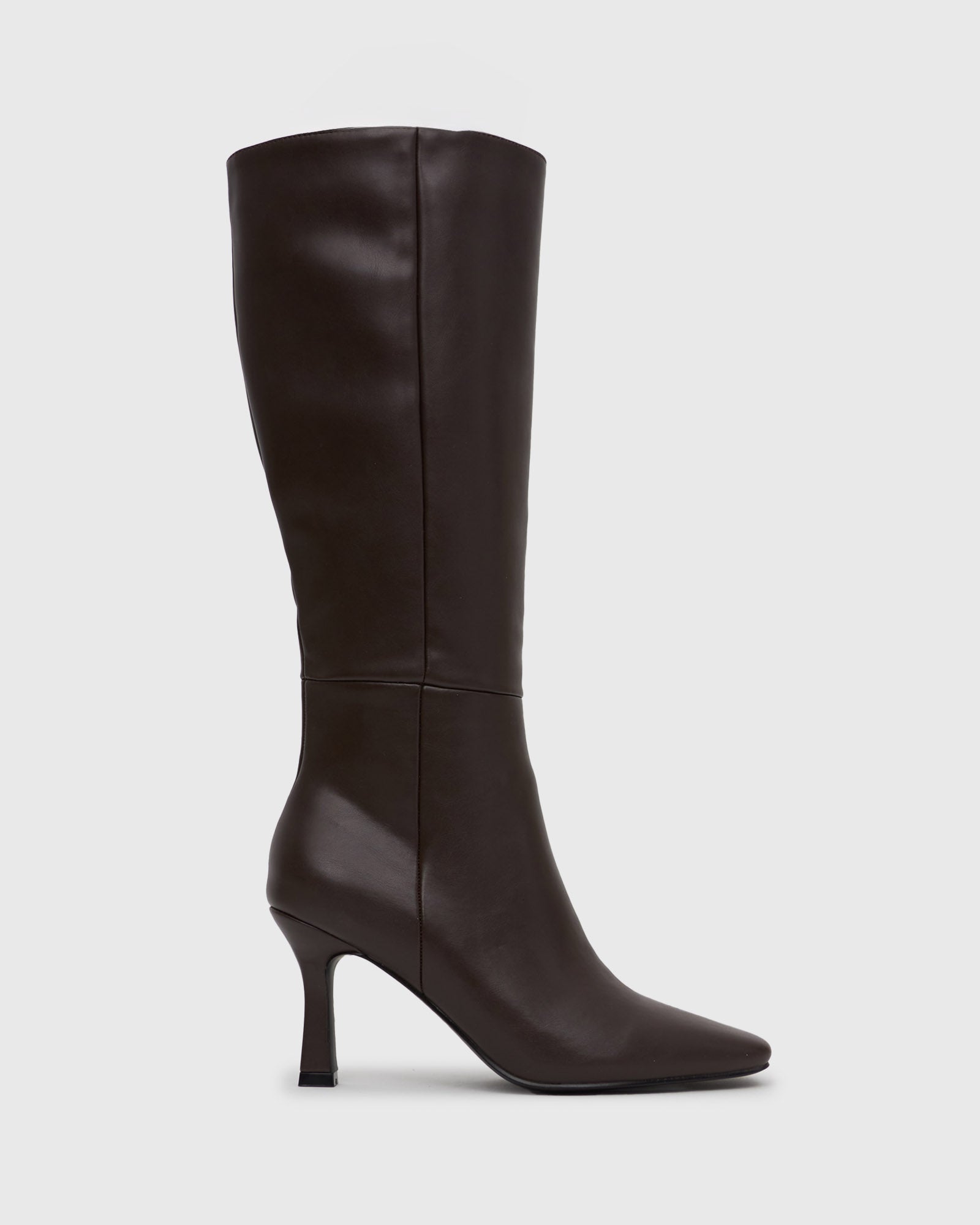MAVERIK Square Toe Stiletto Knee Boots