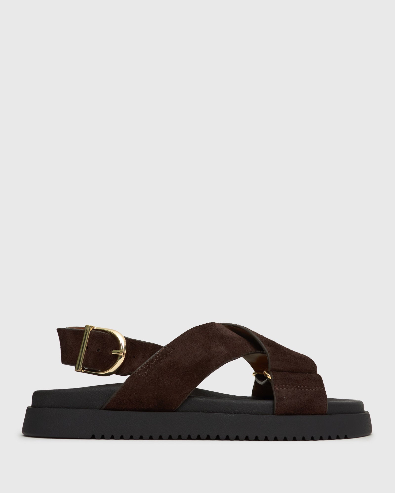 PRE-ORDER MYTH Crossover Strap Footbed Sandals