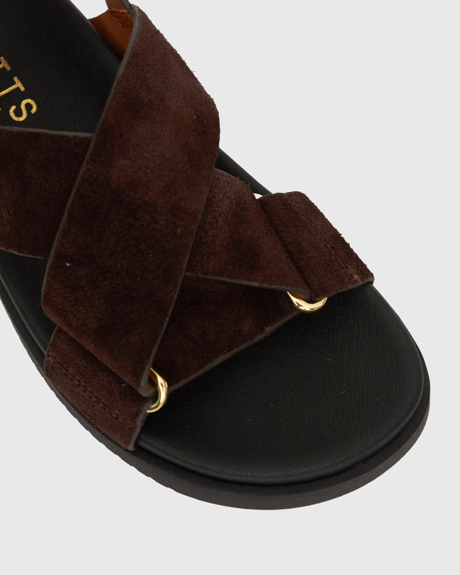PRE-ORDER MYTH Crossover Strap Footbed Sandals