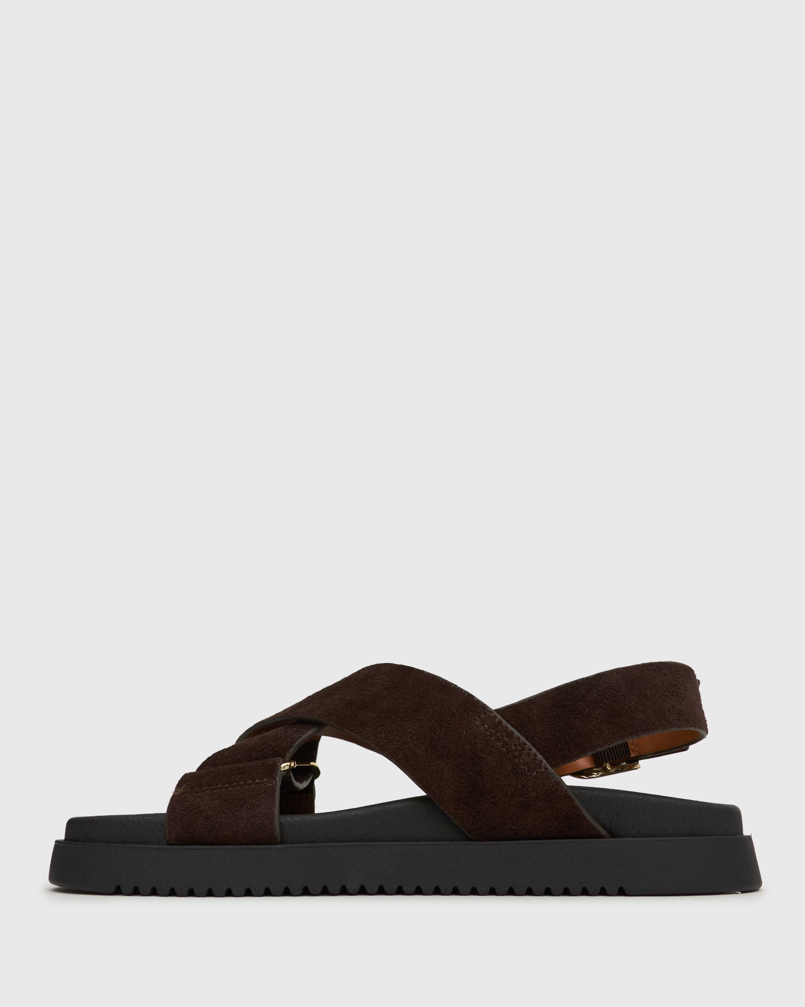 PRE-ORDER MYTH Crossover Strap Footbed Sandals