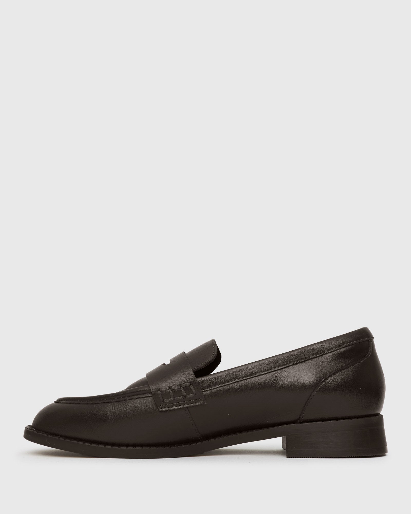 CASSIE Leather Penny Loafers