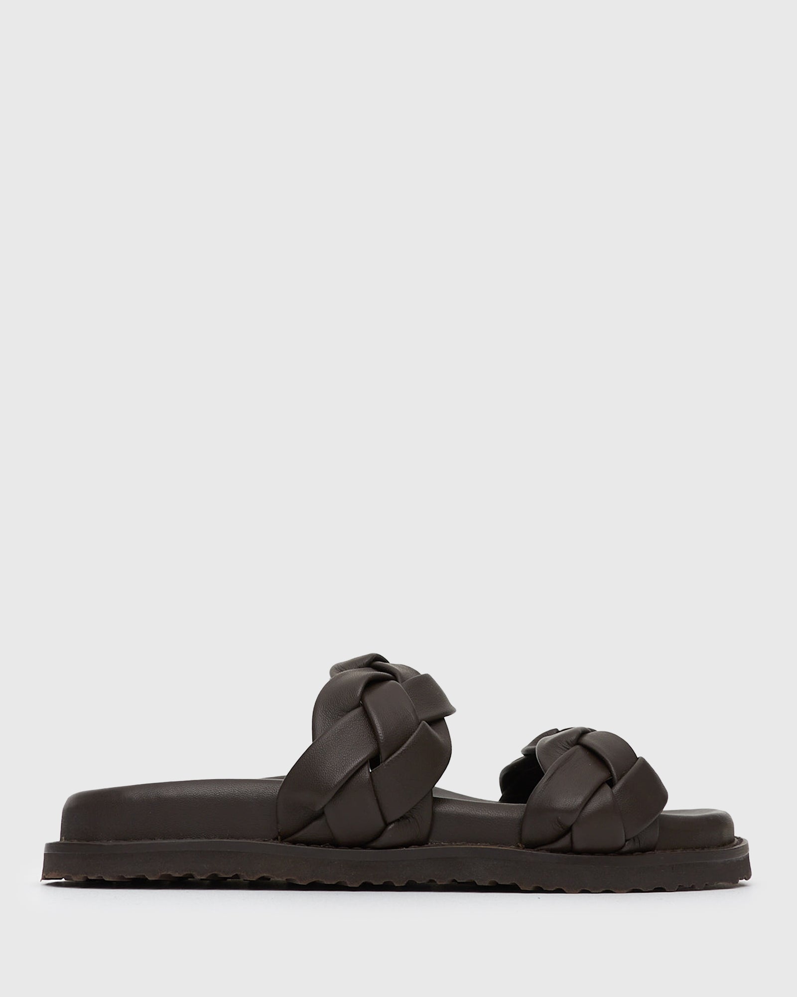 HAVANA Leather Braided Slides