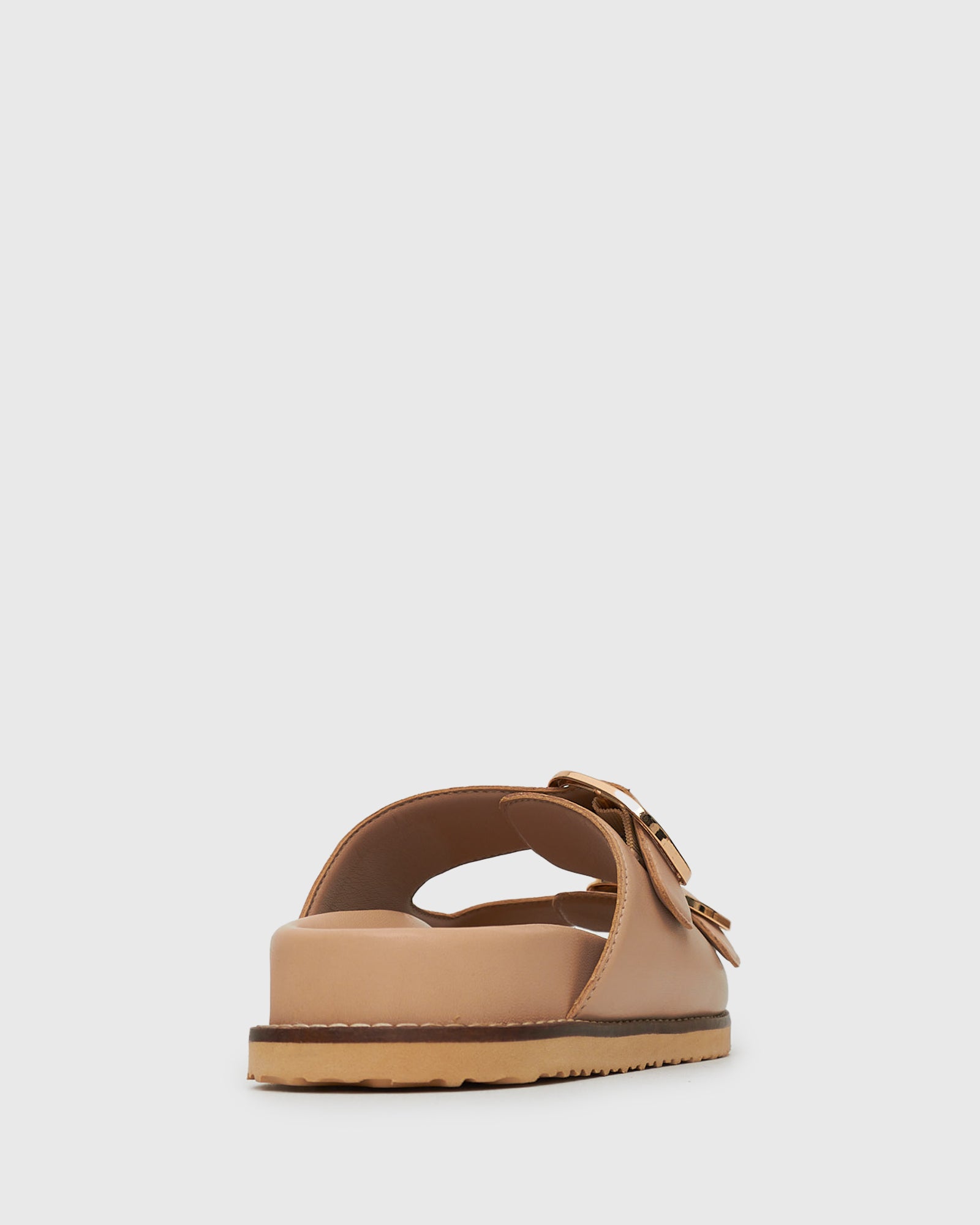 HUSH Leather Buckle Slides