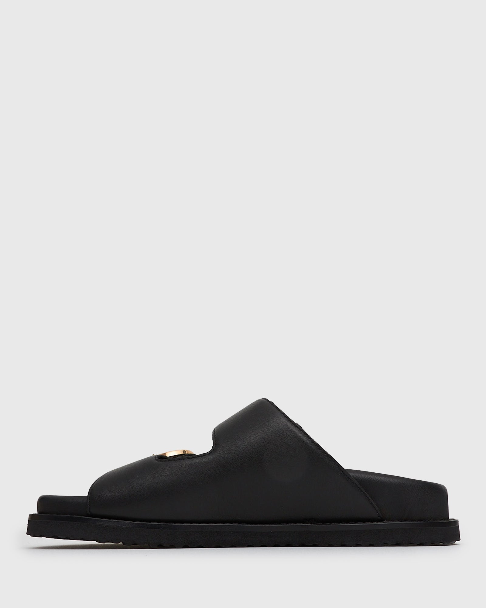 HUSH Leather Buckle Slides