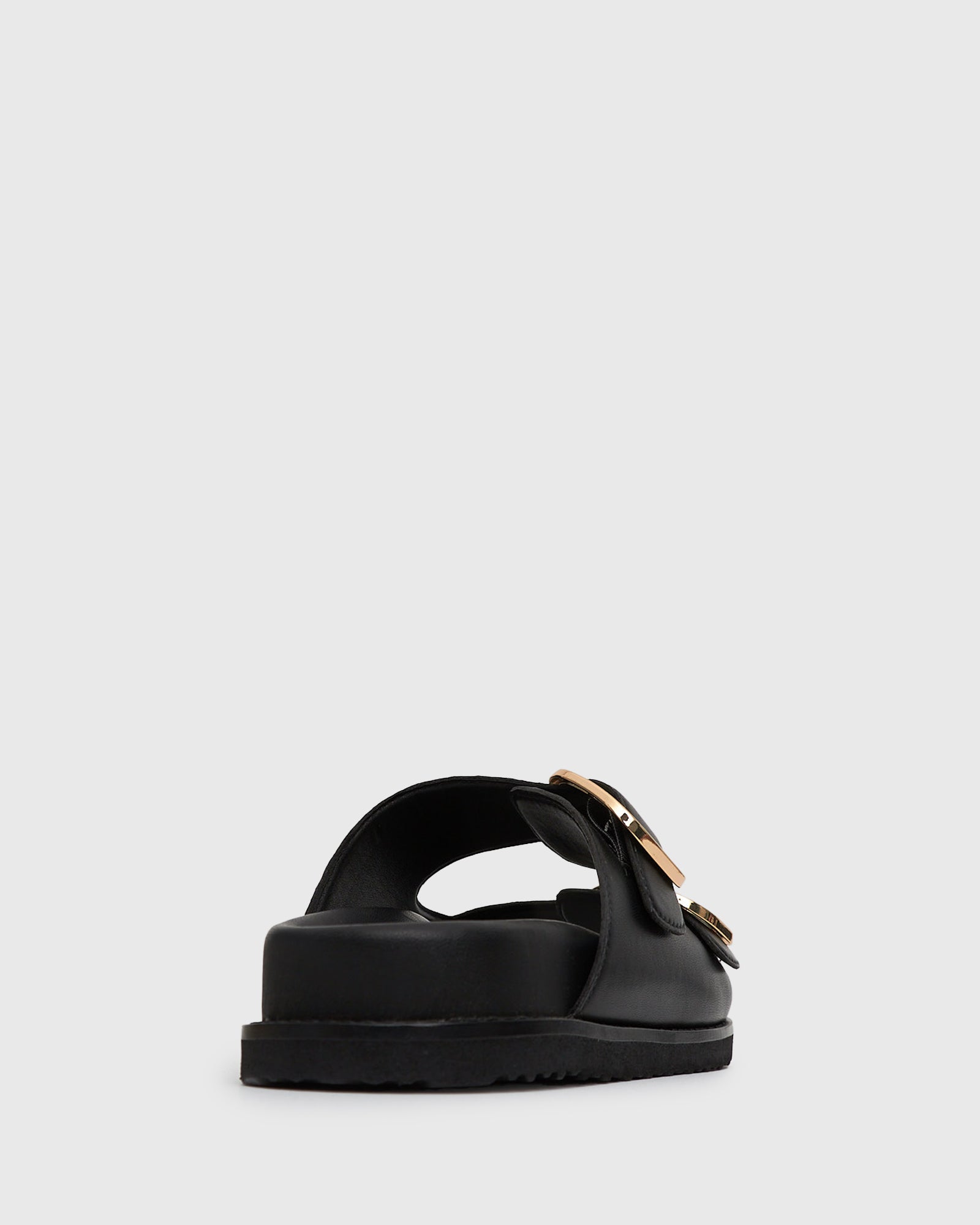 HUSH Leather Buckle Slides