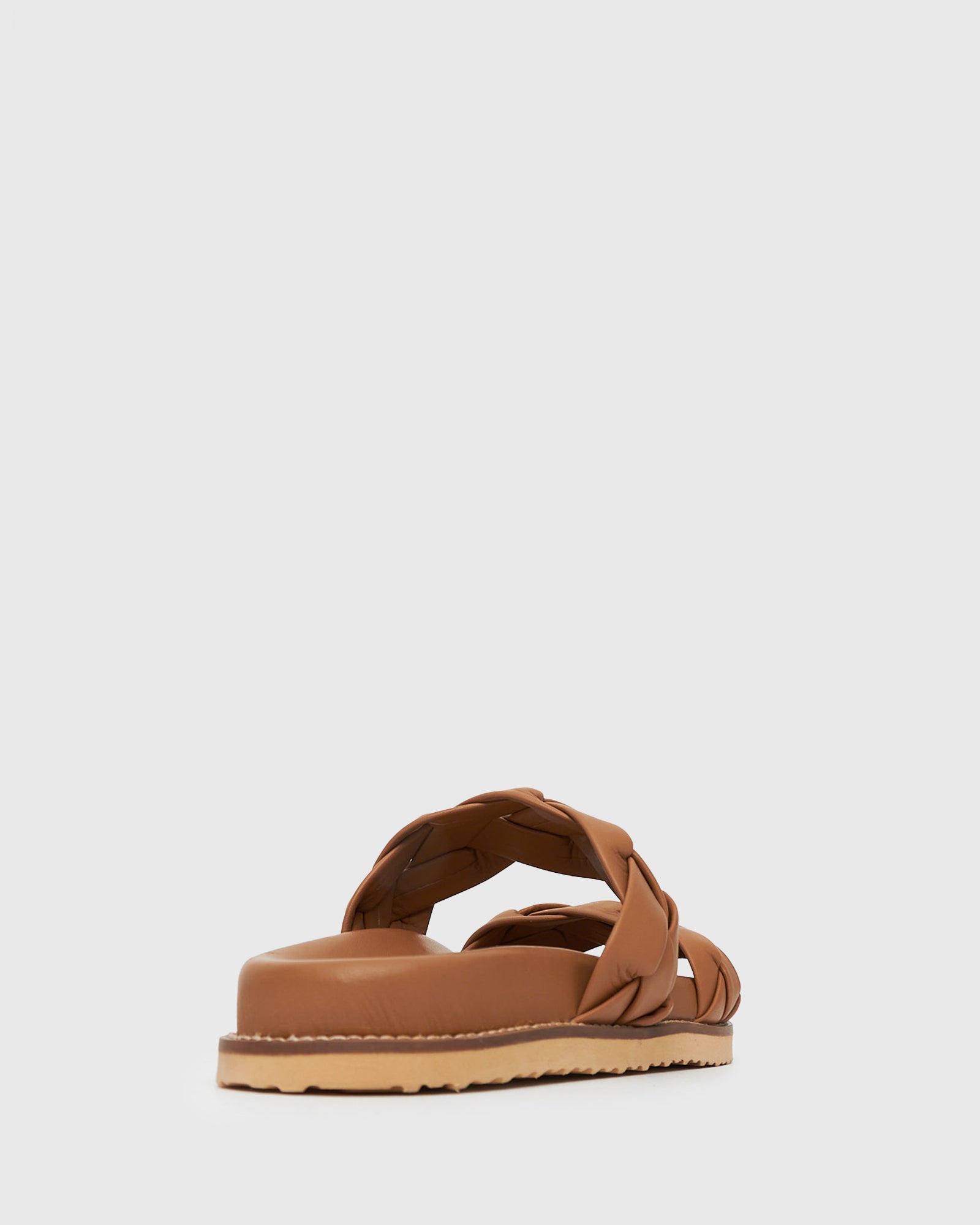 HAVANA Leather Braided Slides