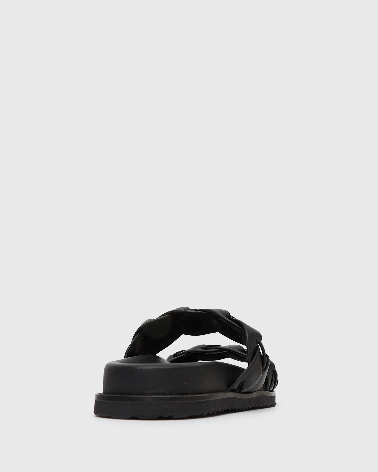 HAVANA Leather Braided Slides