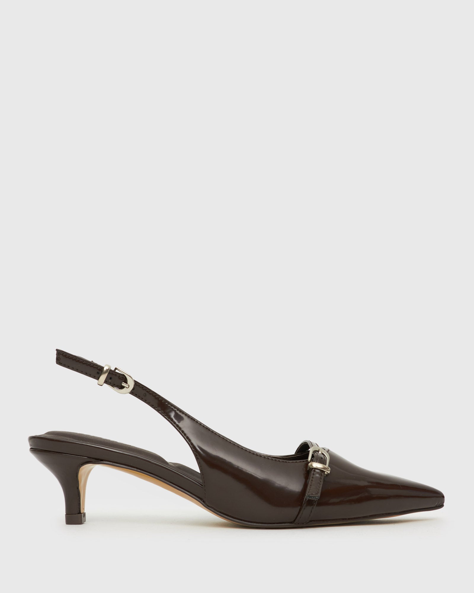 SERVO Kitten Heel Slingback Pumps