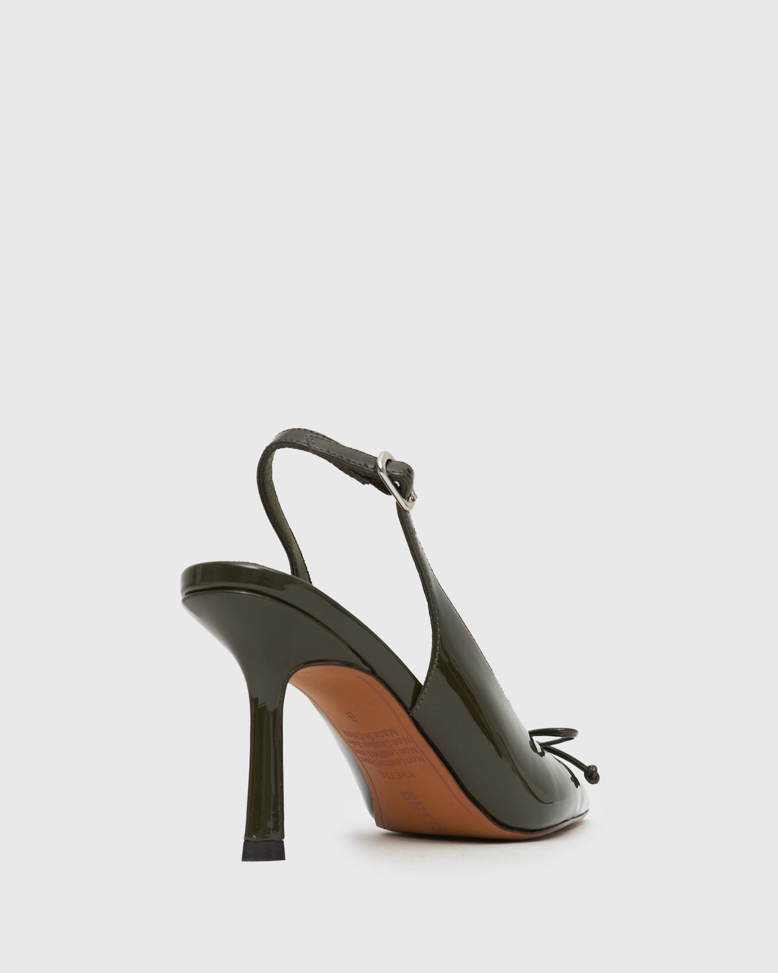 YVETTE Bow Slingback Stiletto Heels