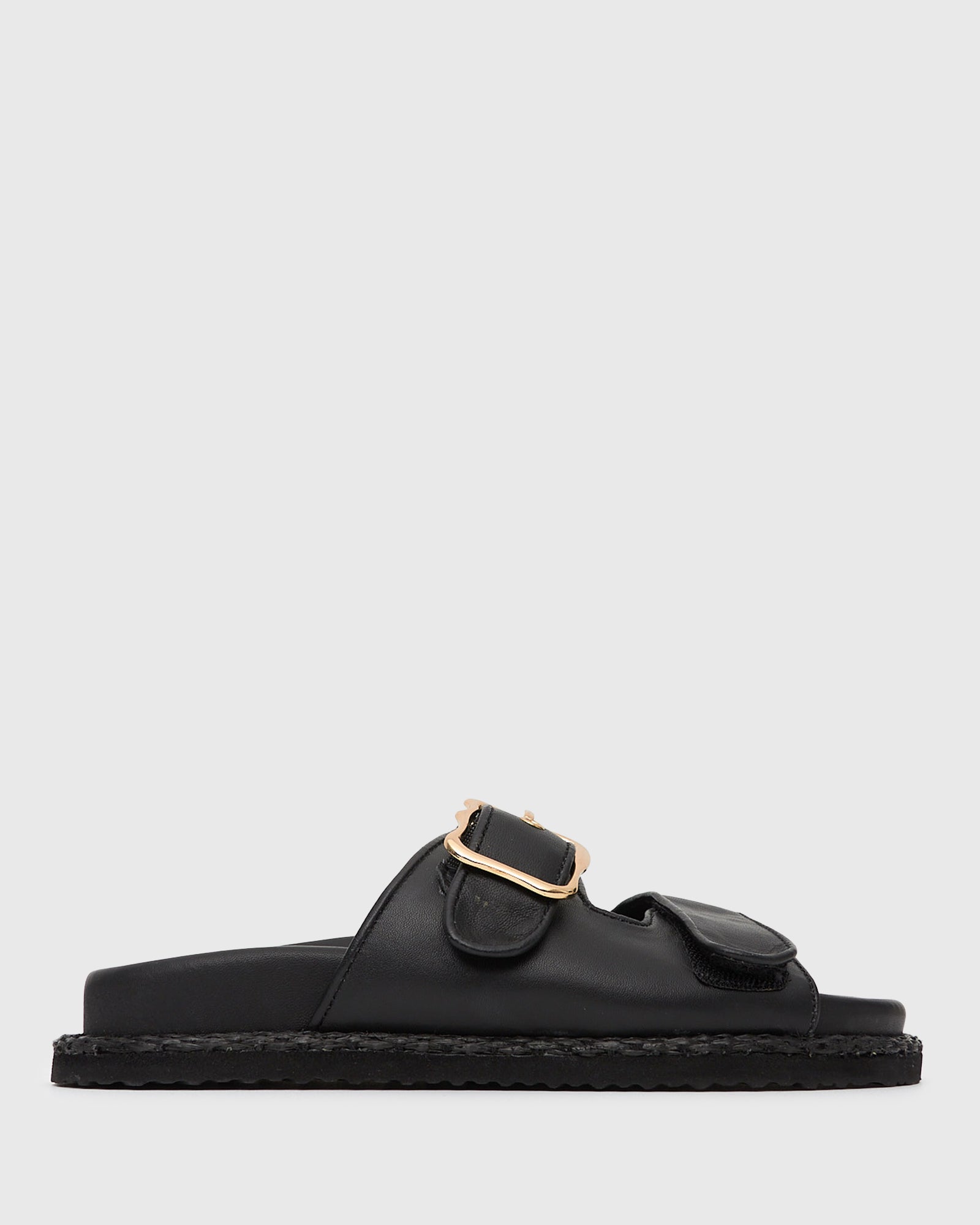 MADDIE Feature Buckle Footbed Slides