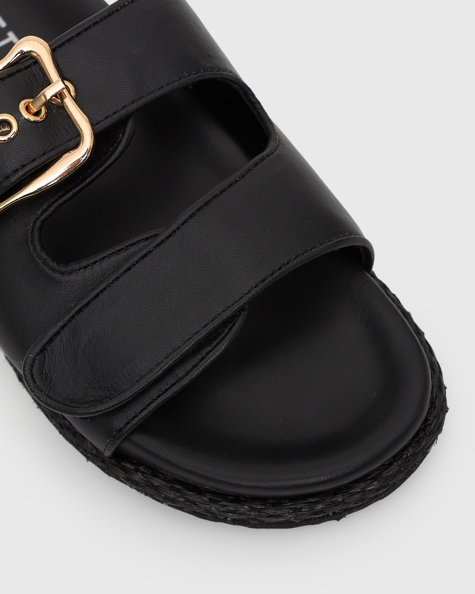 MADDIE Feature Buckle Footbed Slides