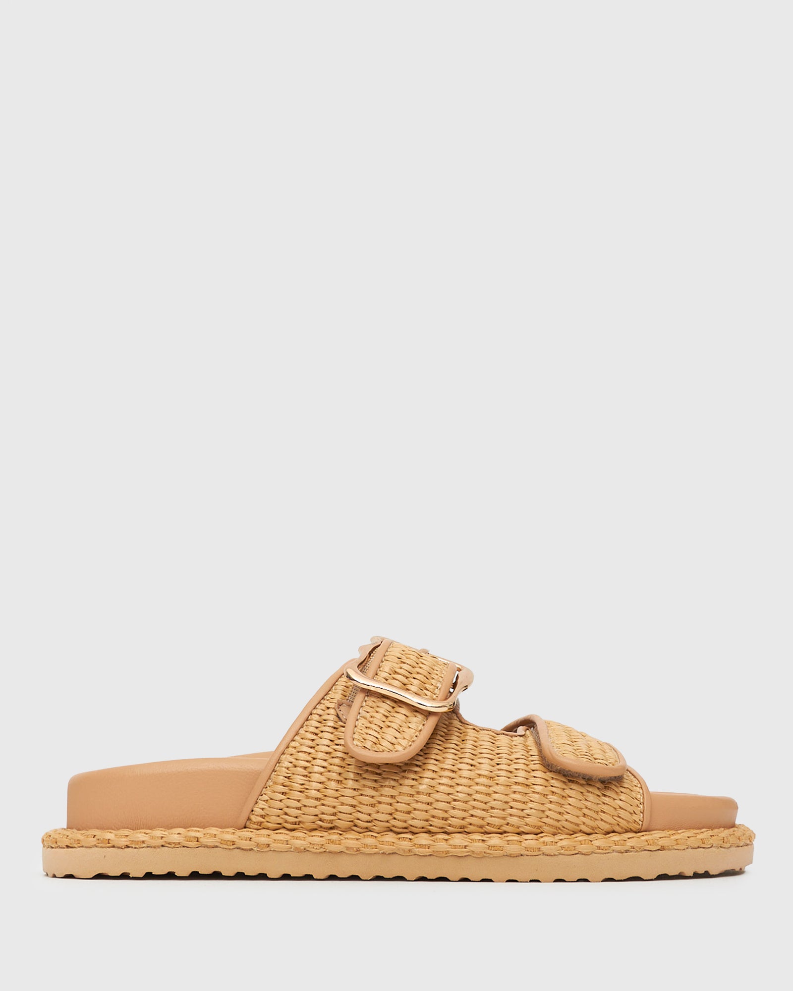 MADDIE Feature Buckle Footbed Slides