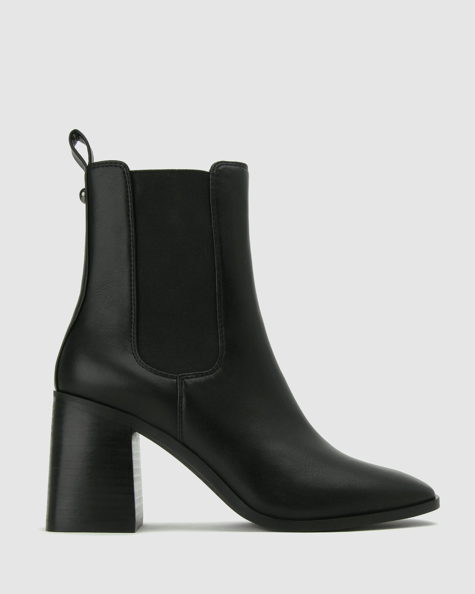 LENI Block Heel Ankle Boots