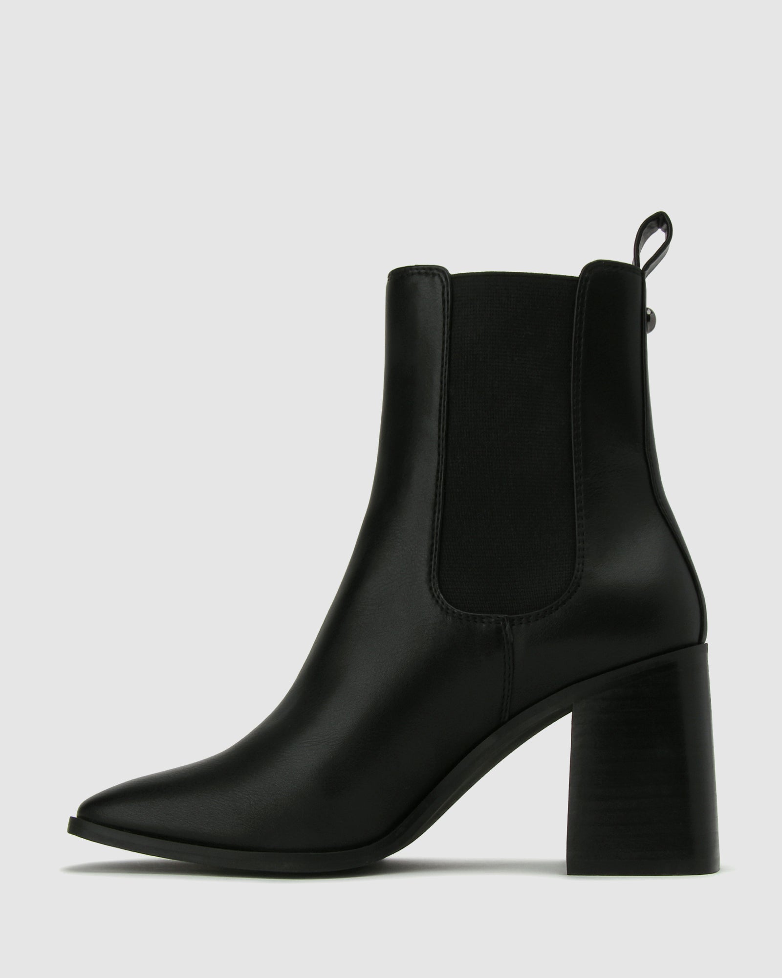 LENI Block Heel Ankle Boots