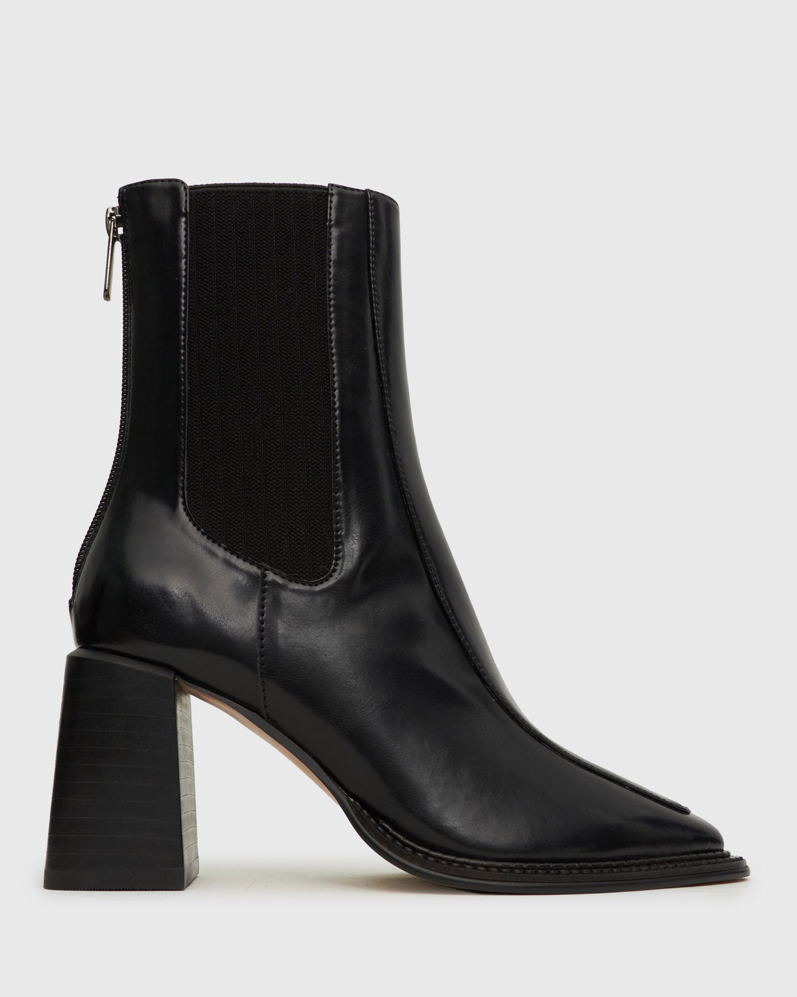 PRE-ORDER DOWNTOWN Block Heel Chelsea Boots