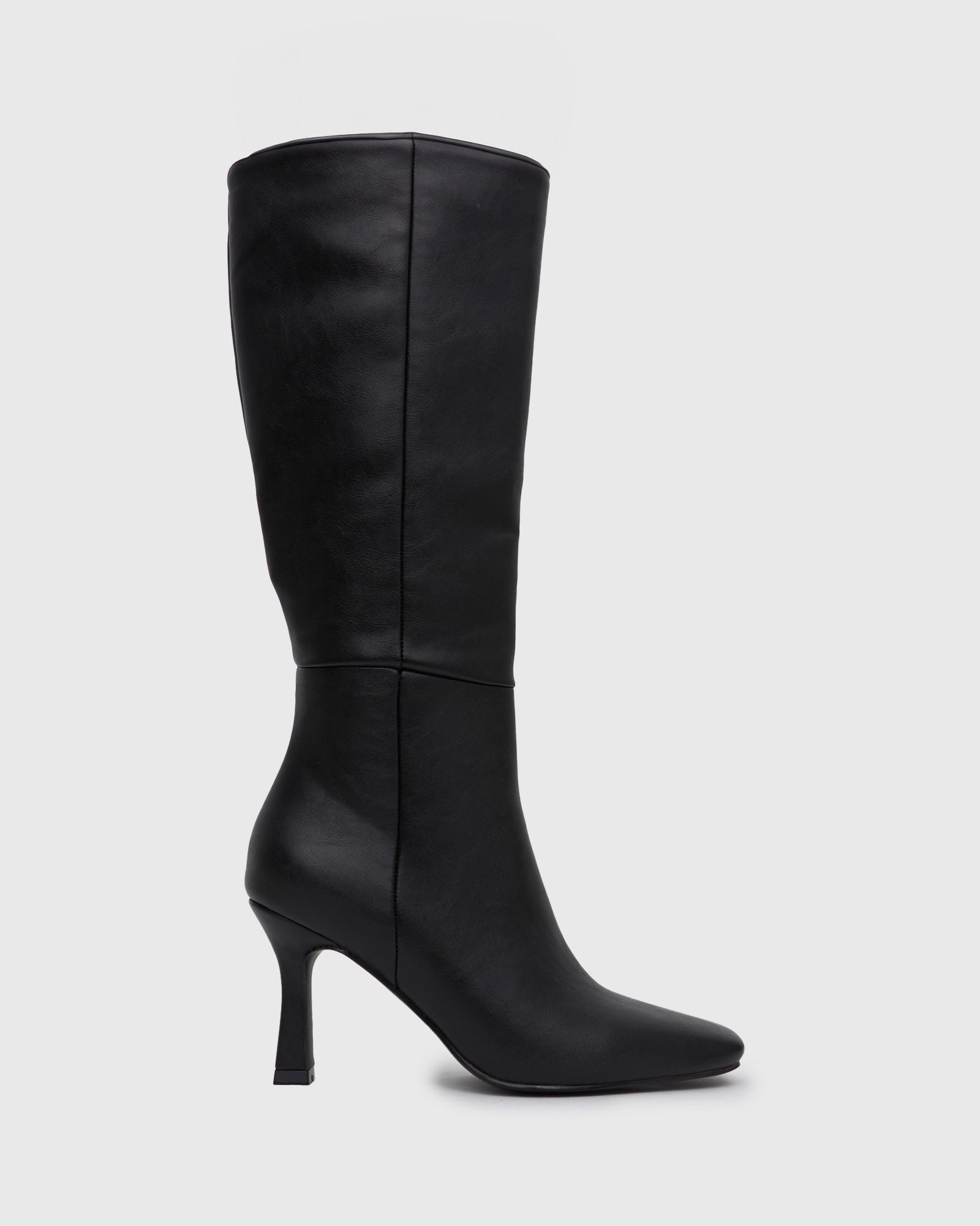 MAVERIK Square Toe Stiletto Knee Boots