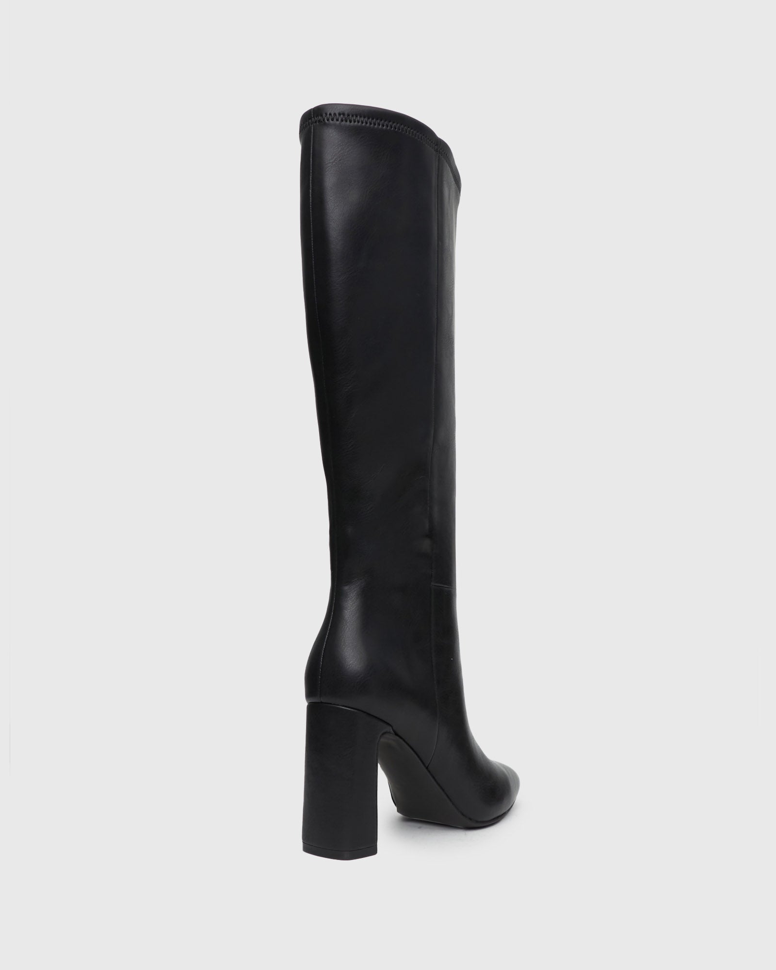 PRIME Block Heel Knee High Boots