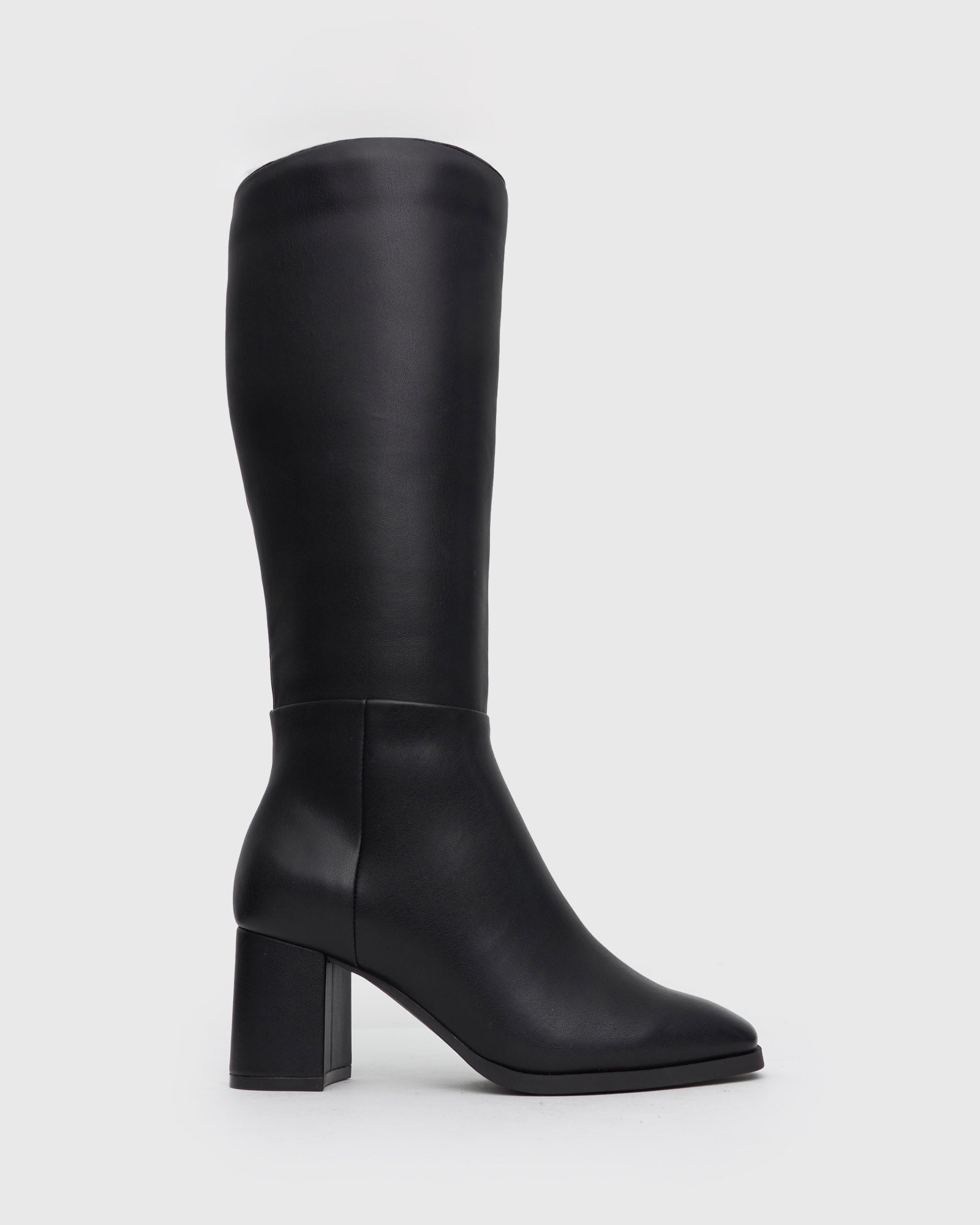 GALS Square Toe Vegan Block Heel Boots