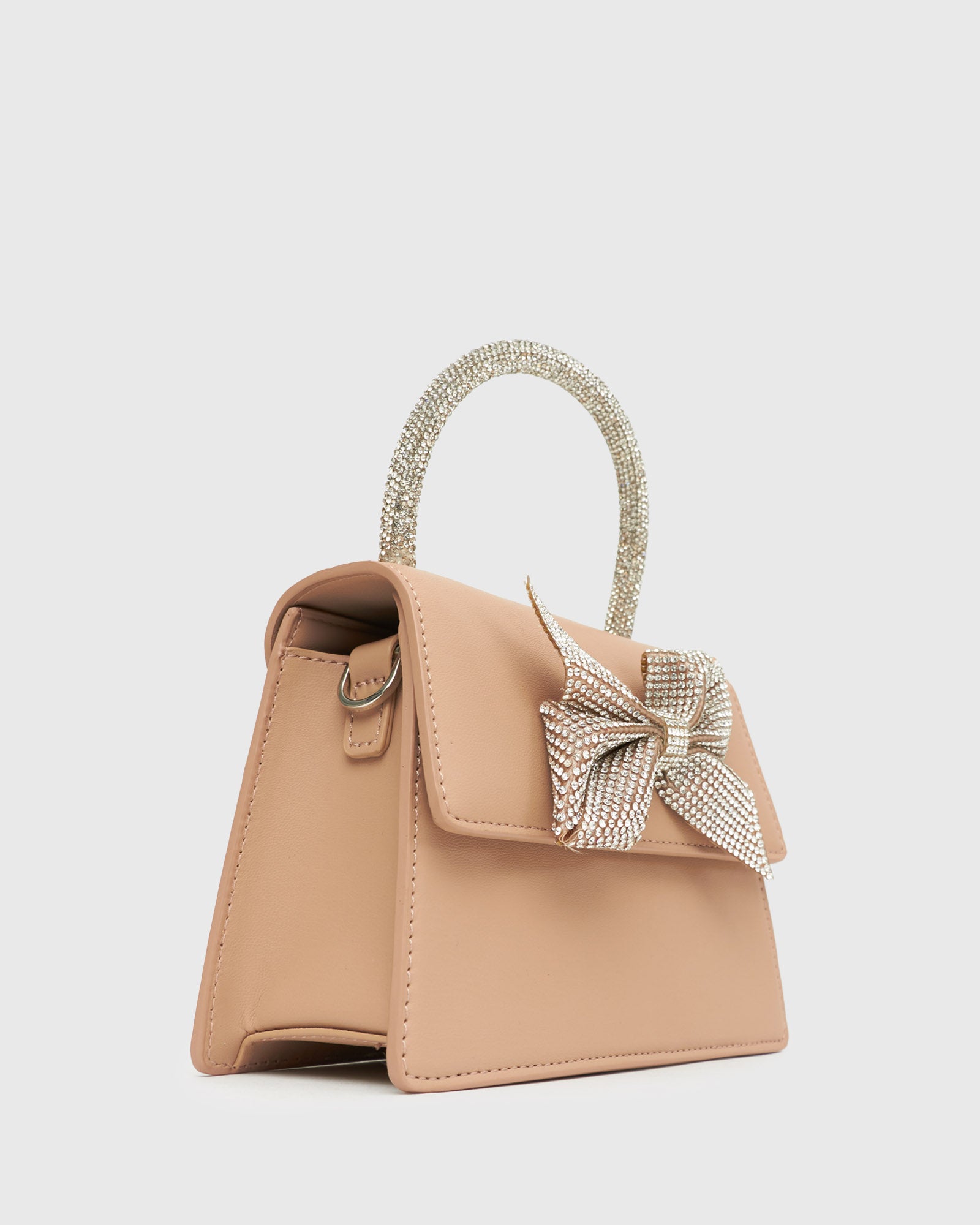 RITZ Diamante Bow Top Handle Bag
