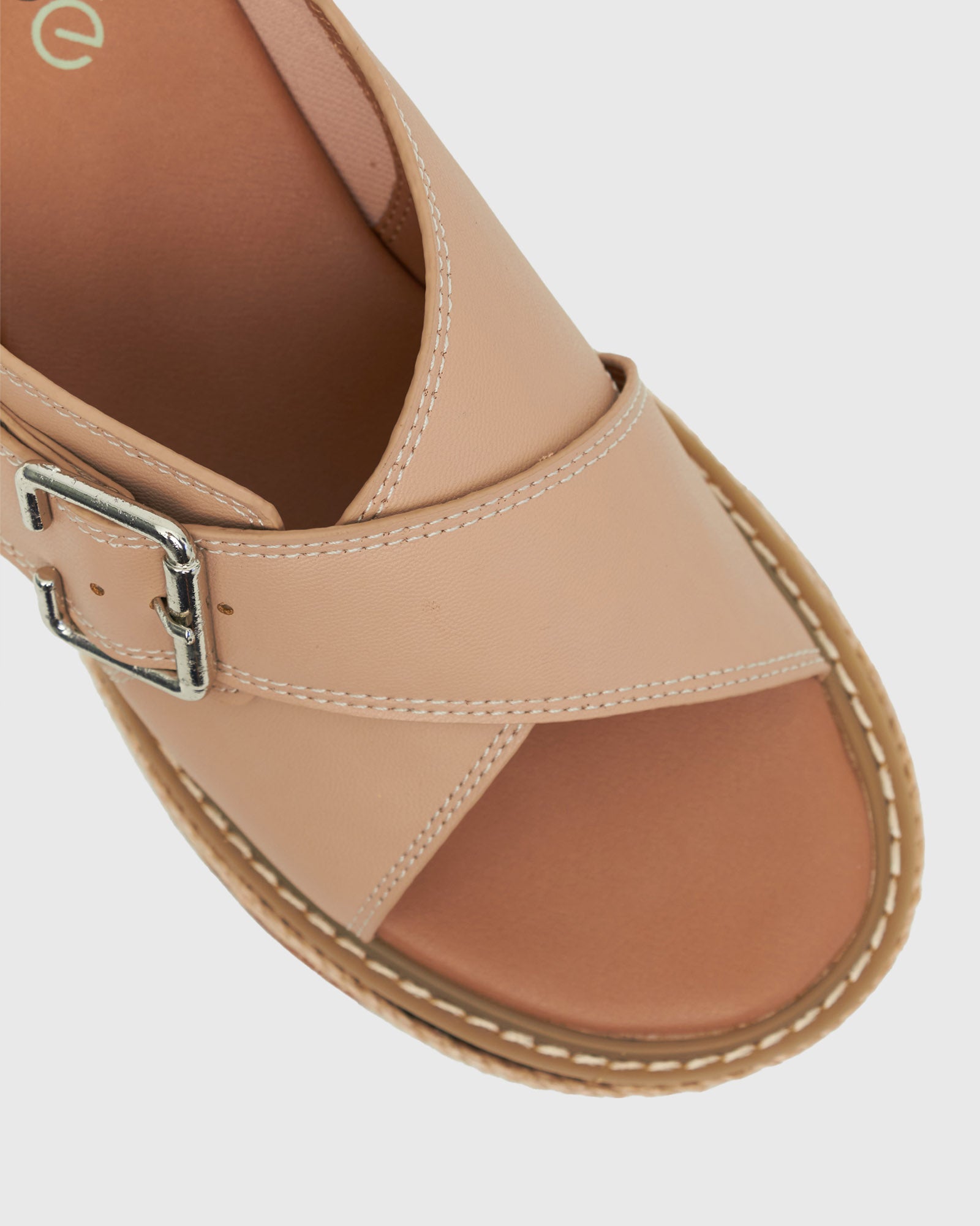 QUINN Vegan Crisscross Wedge Sandal