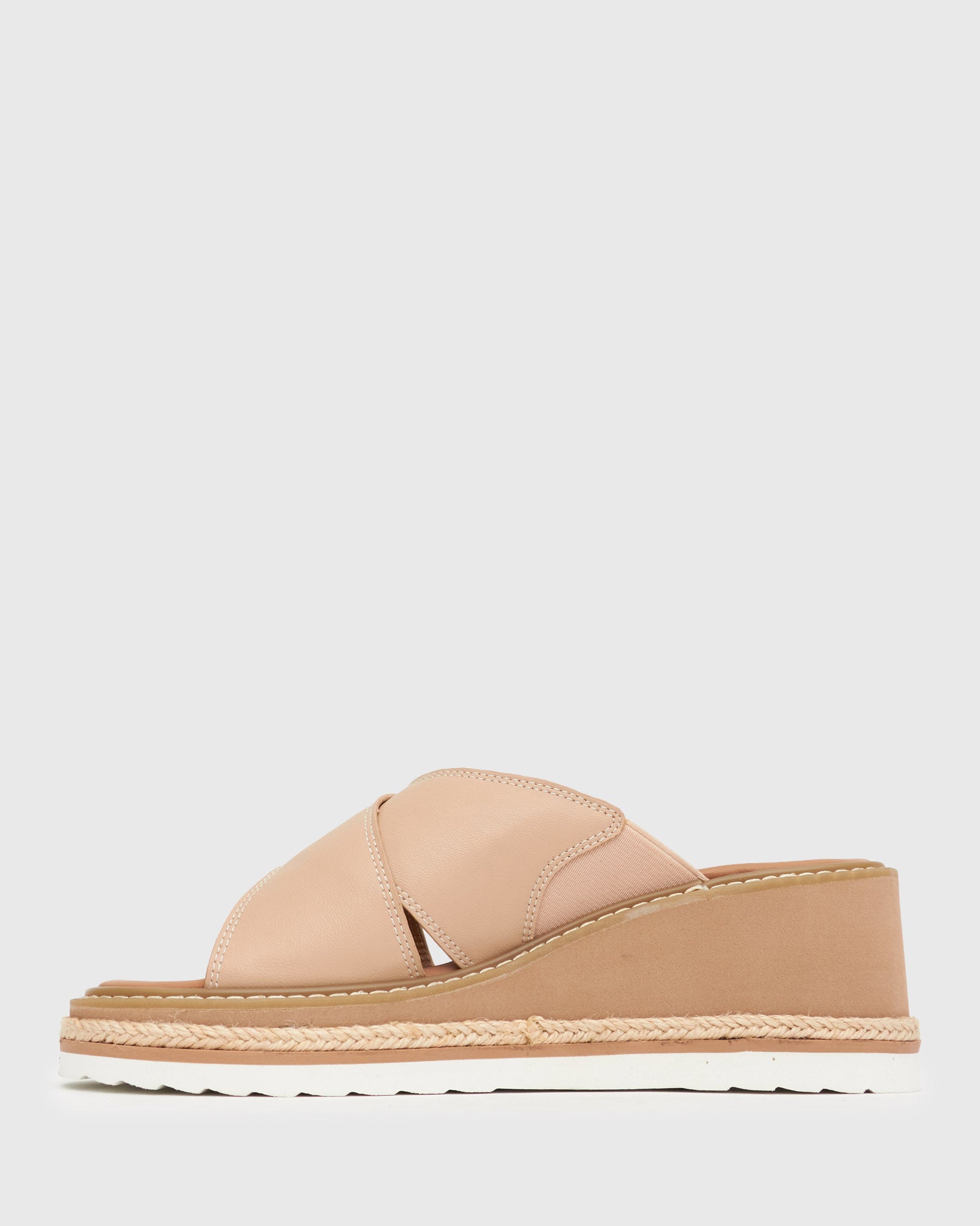 QUINN Vegan Crisscross Wedge Sandal