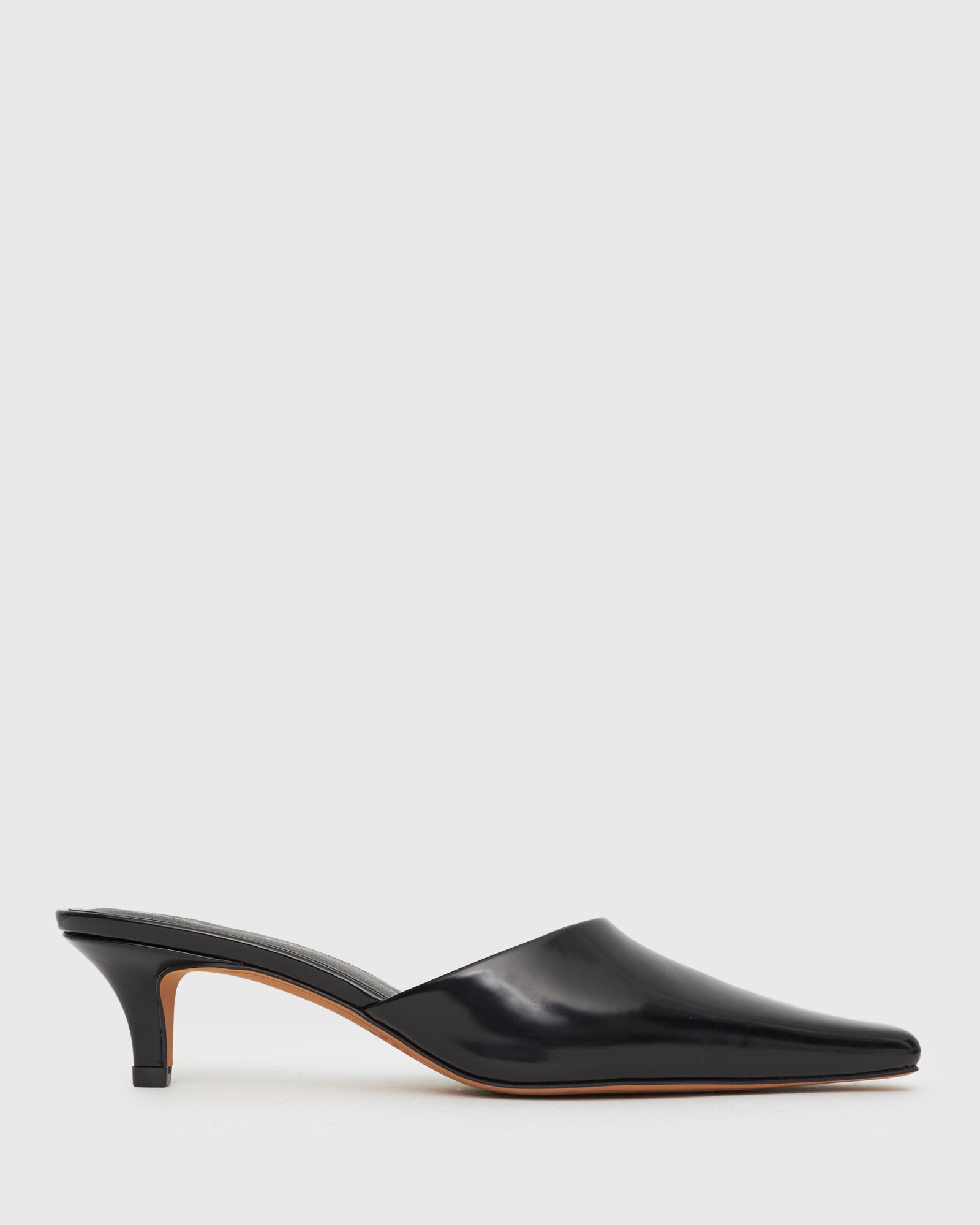 PASCAL Kitten Heel Square Toe Mules